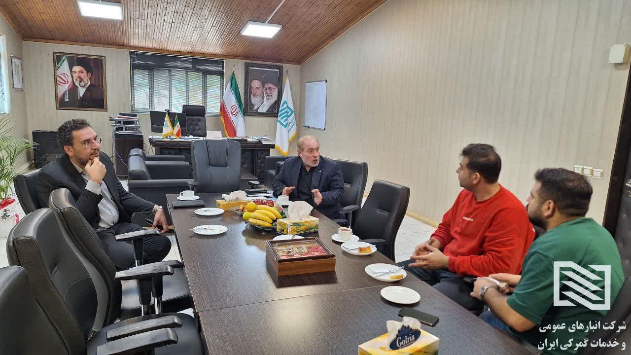 بازدید مدیر حراست شرکت انبارهای عمومی و خدمات گمرکی ایران از شرکت آستارا 2